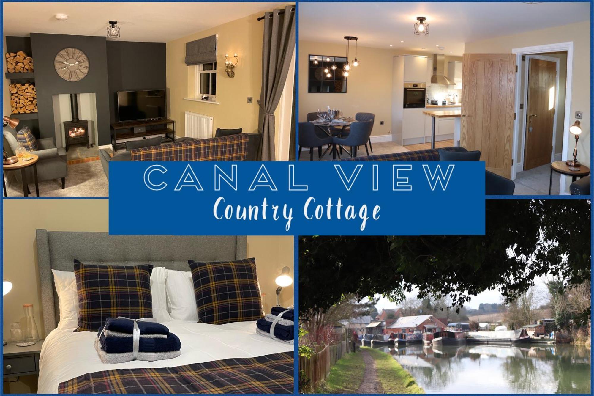 Canal View Cottage With Log Fire & Parking Blisworth ภายนอก รูปภาพ
